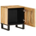 vidaXL Nočný stolík 40x34x46 cm surové masívne mango