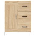 vidaXL Vysoká skrinka dub sonoma 69,5x34x180 cm spracované drevo