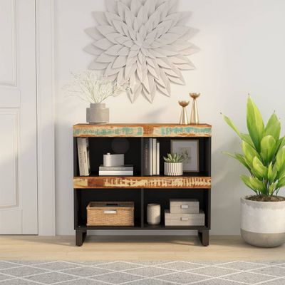 vidaXL Bočná skrinka 85x33x75 cm masívne recyklované drevo