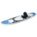 vidaXL Nafukovací Stand up paddleboard, morská modrá 300x76x10 cm