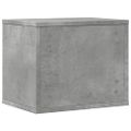 vidaXL Organizér na stôl betónovosivý 36x26x29,5 cm kompozitné drevo