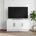 vidaXL TV skrinka Biela 99 x 34,5 x 47 cm Kompozitné drevo