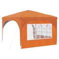 vidaXL Prístrešok na párty 290 x 290 x 245 cm Oranžová