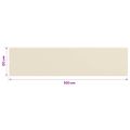 vidaXL Balkónová markíza krémová 120x500 cm HDPE