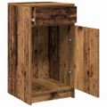 vidaXL Servírovacia skriňa Staré drevo 40 x 40.5 x 75 cm