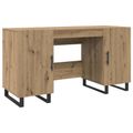 vidaXL Stôl dub artisan Kompozitné drevo 140 x 50 x 75 cm