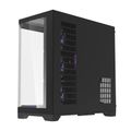 Počítačová skriňa Darflash FT418 PRO + 7 ventilátorov aRGB (čierna)