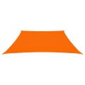 vidaXL Tieniaca plachta, oxford, lichobežníková 3/4x3 m, oranžová