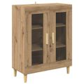 vidaXL Servírovacia skriňa Remeselný dub 69,5 x 34 x 90 cm