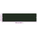 vidaXL Balkónová markíza tmavozelená 120x500 cm HDPE