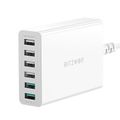 Nabíjačka 6x USB Blitzwolf BW-S15, QC 3.0, 60 W (biela)