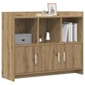vidaXL Servírovacia skriňa Dub artisan 98,5 x 33 x 80 cm
