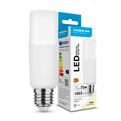 Modee Lighting LED žiarovka Stick T44 11,1W E27 neutrálna biela 1055lm (ML-T444000K11,1WE27N)