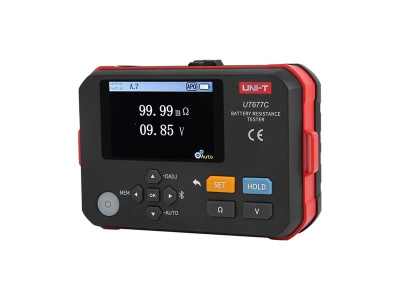 Tester vnútorného odporu batérie UNI-T UT677C