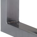 vidaXL Konzolový stolík z akáciového dreva a železa 115x35x76 cm