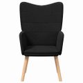 vidaXL kreslo Čierna 62 x 67 x 95,5 cm Sherpa látka