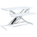 VidaXL Nastaviteľný pracovný stôl 90x40x(13-50) cm oceľ a sprac. drevo