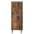 vidaXL Servírovacia skriňa Dymový dub 66 x 34,5 x 97 cm