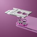 Etteri camera lens protector for iPhone 16 / 16 Plus rose pink