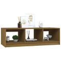 vidaXL Konferenčný stolík medovo-hnedý 110x50x34 cm borovicový masív