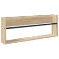 vidaXL Regál na časopisy s poličkou 2 ks Sonoma dub 80 x 12 x 30 cm
