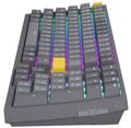 Endorfy mechanická klávesnica Celeris 1800 CZ / BT / USB / bezdrôtová / kompatibilná s MacOS / sidetune / CZ/SK layout Klávesnica, herná, bezdrôtová, mechanická, Endorfy Yellow by Gateron, CZ layout, ARGB, sivá