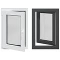 vidaXL Otočné a sklopné okno do suterénu RISOR 60 x 100 cm PVC a sklo