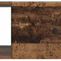 vidaXL Konferenčný stolík Staré drevo 90 x 50 x 40 cm Kompozitné drevo