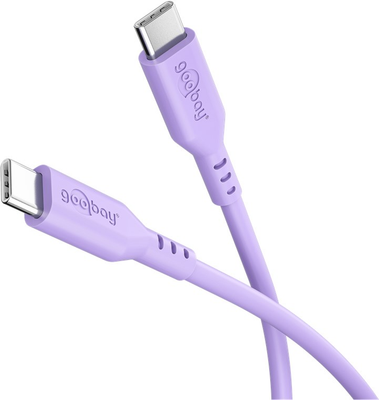 Kábel GOOBAY 77745 USB-C/USB-C 1,5m Purple