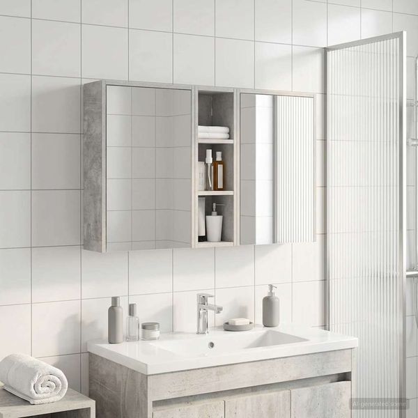 vidaXL Set kabinetov do kúpeľne 3 pcs 106 x 16 x 62,5 cm