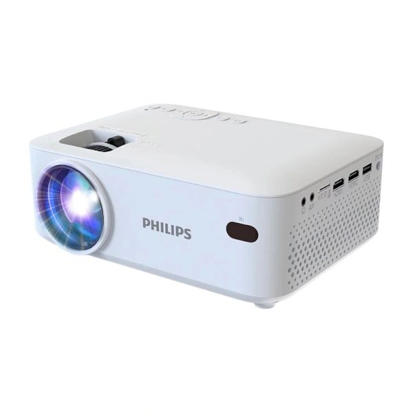 Mini projektor Phillips N-100 s rozlíšením 480p (biely)
