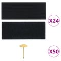 vidaXL Čierny záves proti hmyzu so suchými zipsami 210x100cm 2ks