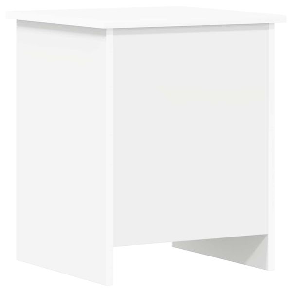 vidaXL Úložná truhlica Biela 40 x 40 x 50 cm Kompozitné drevo