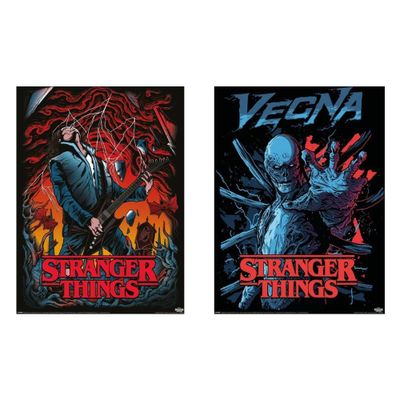 Sada plagátov Stranger Things - Eddie & Vecna (2 ks)