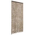 vidaXL Záves proti hmyzu béžový a hnedý 100x230 cm ženilka