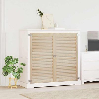 vidaXL Skříňové dvere s dverami 2 pcs Prírodná 110 x 2,1 x 59,5 cm