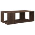 vidaXL Konferenčný stolík hnedý dub 89,5x48x30 cm kompozitné drevo