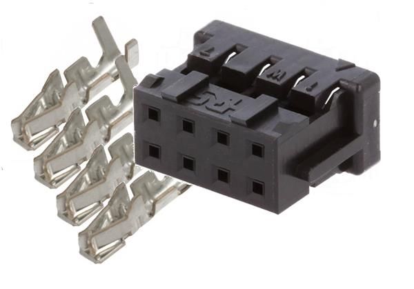 MEANWELL - DF11-8DS-2C-SET - PCB plug for MeanWell PSU LAD-120/240/360