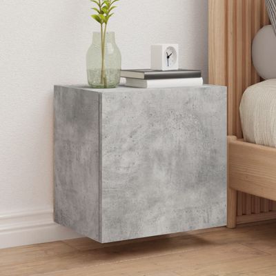 vidaXL TV nástenné skrinky 2 ks betónovo sivé 40,5x30x40 cm komp.drevo