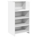 vidaXL Recepčný pult biely 135x50x103,5 cm, umelé drevo