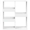 vidaXL Deliaca stena biela 100x33x115 cm kompozitné drevo