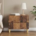 vidaXL Nočný stolík Staré drevo 62 x 34,5 x 48 cm Kompozitné drevo