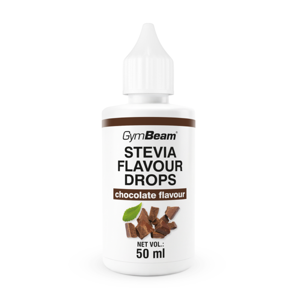 Stevia Flavour Drops - GymBeam, čokoláda