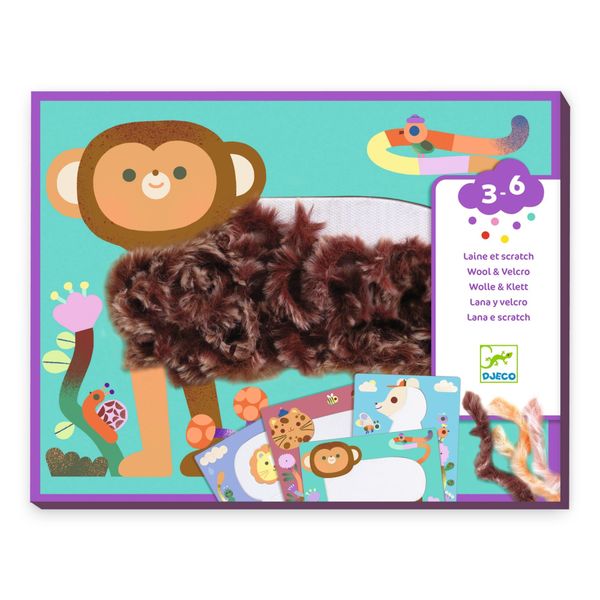 Tvorenie s vlnou a suchým zipsom Fluffy friends