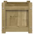 vidaXL Záhradný kvetináč 31x31x31 cm impregnovaná borovica