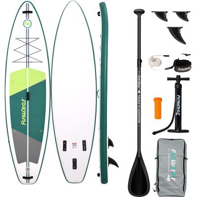FunWater SUP paddleboard SUPFW69A 3,35m (zeleno-biela)