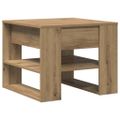 vidaXL Konferenčný stolík Artisan Dub 55,5x55x45 cm Upravené drevo