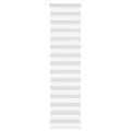 vidaXL Zebra roleta biela 55x230 cm šírka látky 50,9 cm polyester