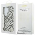 Puzdro Guess IML Leopard Print Triangle MagSafe pre Samsung Galaxy S26 Ultra čierne