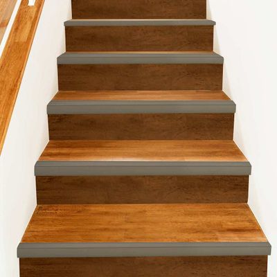 vidaXL Schodové hrany 30 pcs šampanského 67 x 3 x 2 cm Hliník